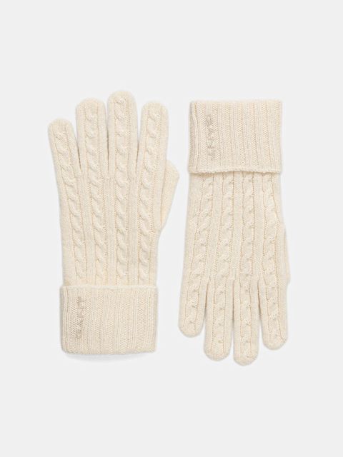 Gant rękawiczki z dodatkiem wełny kolor beżowy 4930022 - zdjęcie produktu nr 1