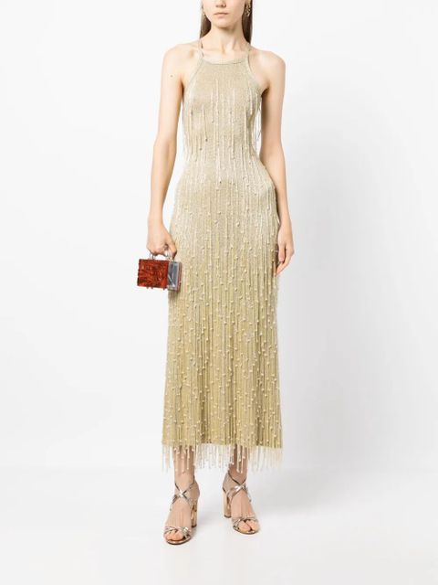 Cult Gaia Zion knitted dress - Gold