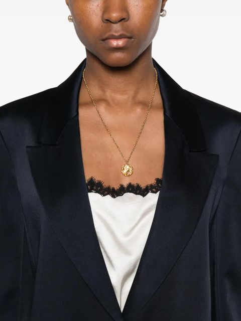 Max Mara Msealbino button single-breasted blazer - Blue