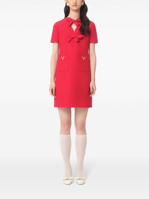 Valentino Garavani Crepe Couture mini dress - Red