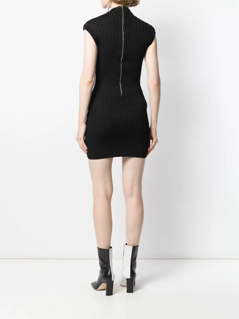 Balmain fitted knitted dress - Black