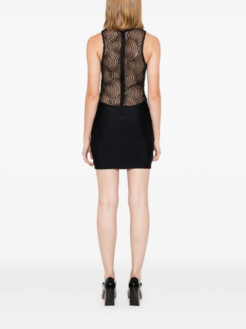 ROTATE BIRGER CHRISTENSEN stretchy mini dress - Black