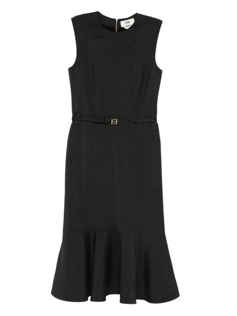 FENDI wool-blend dress - Black - zdjęcie produktu nr 1