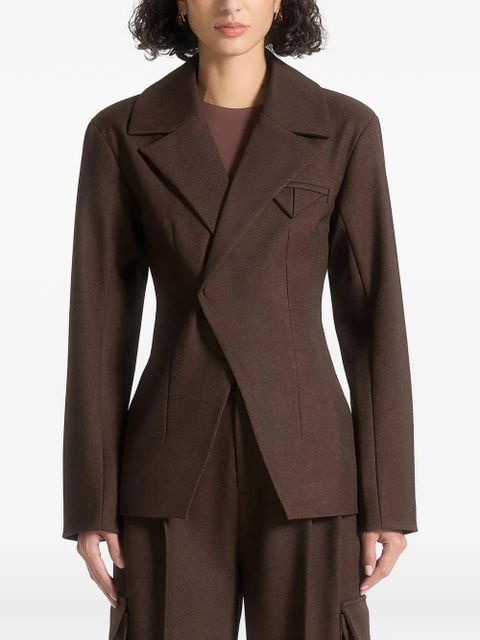 Manière De Voir Béatrice blazer - Brown - zdjęcie produktu nr 1