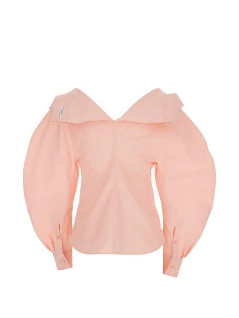 Givenchy Slashed puff-sleeve shirt - Pink - zdjęcie produktu nr 2