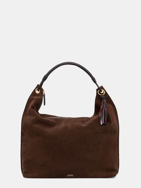 Tommy Hilfiger torebka shopper damska zamszowa - zdjęcie produktu nr 1