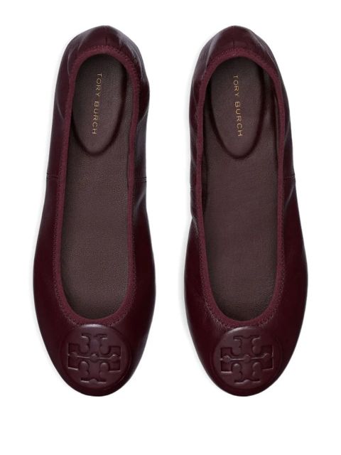 Tory Burch Reva Travel logo-embellished ballet flats - Red