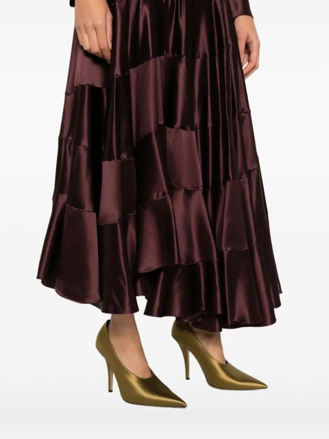 Tory Burch tiered panelled dress