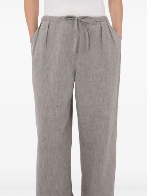 LouLou de Saison Clark pleated drawstring trousers - Grey