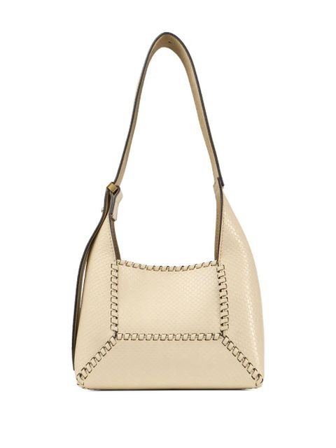 Jimmy Choo Diamond Hobo S leather shoulder bag - Neutrals - zdjęcie produktu nr 2