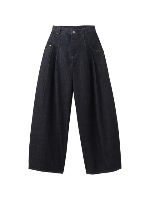 Jacquemus Souro de-Nîmes pleated jeans - Blue - zdjęcie produktu nr 1