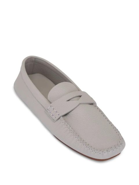 KHAITE leather loafers - Grey - zdjęcie produktu nr 2