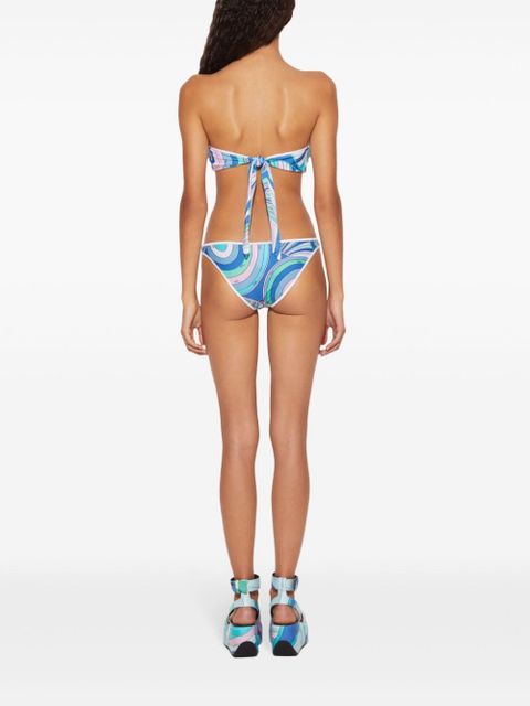 PUCCI Iride-print bikini bottoms - Blue