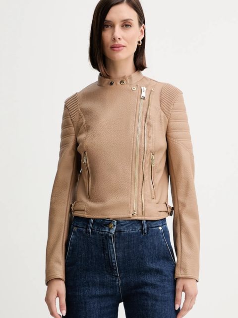 Guess ramoneska JEANNINE kolor beżowy przejściowa W5YL19 WHDS0 - zdjęcie produktu nr 1