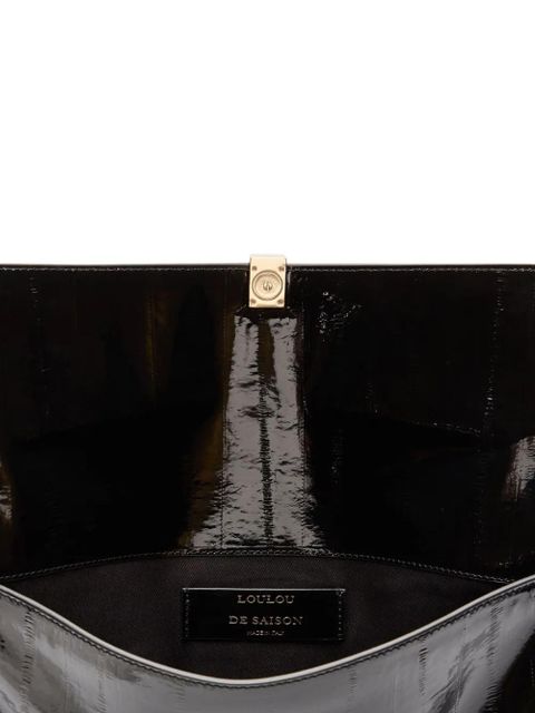 LouLou de Saison Lydian clutch bag - Black
