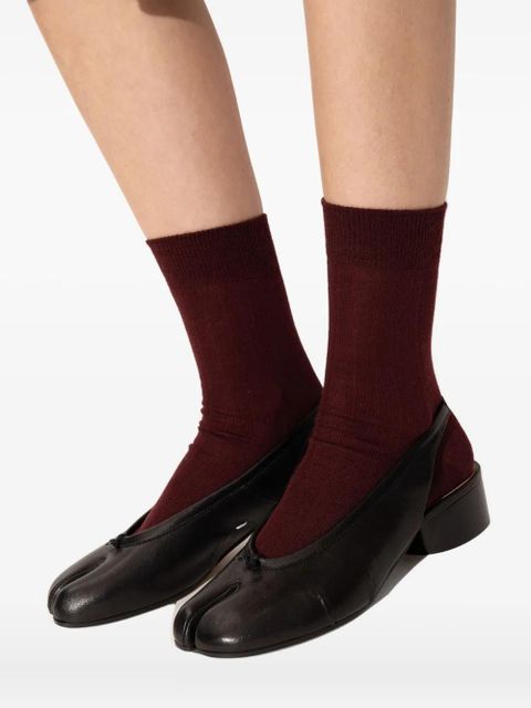 Maison Margiela 30mm Tabi slingback heeled pumps - Black