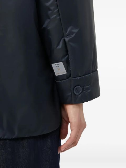 Max Mara quilted button-fastening jacket - Blue