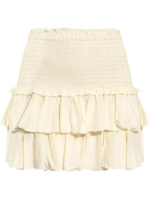 MARANT ÉTOILE Naomi ruffled skirt - Neutrals - zdjęcie produktu nr 1