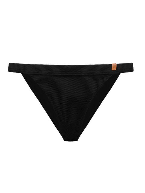 MUUV Figi kąpielowe HOTPANTS TANGA kolor czarny