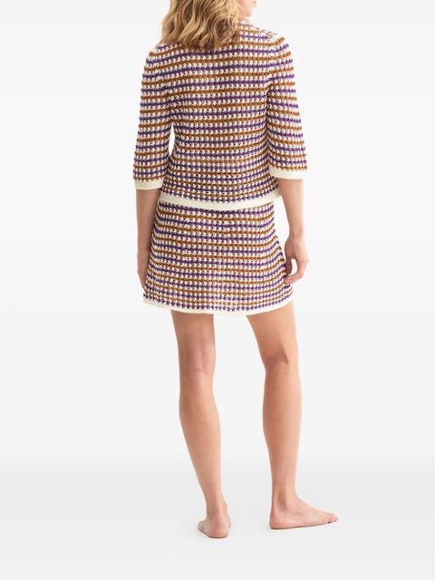 ERES Comeback crochet-knit sweater - Purple