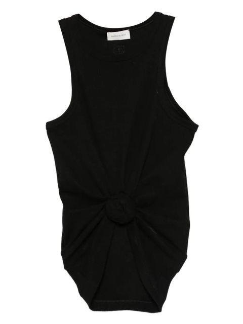 Magda Butrym knot-detail tank top - Black - zdjęcie produktu nr 1