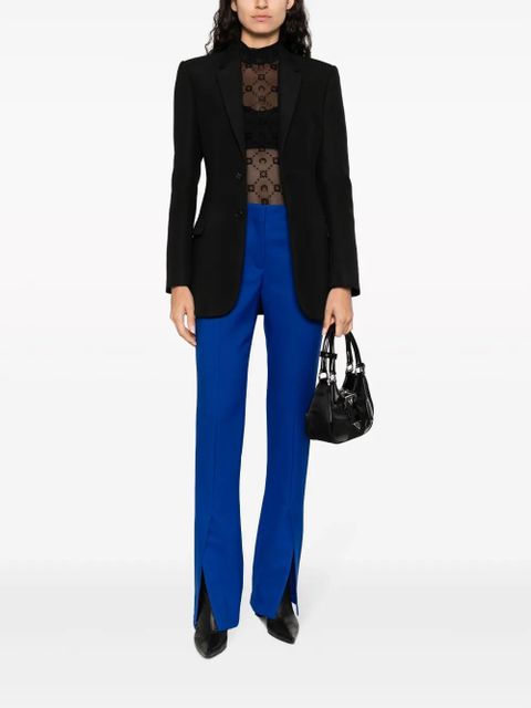 Off-White slit tailored trousers - Blue
