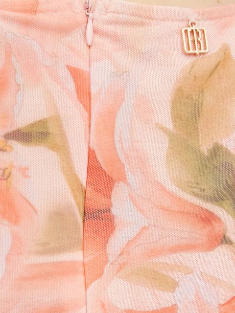 Fracomina sukienka kolor różowy maxi rozkloszowana FS25SD3004W749K9