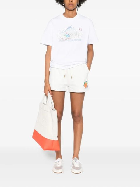 Casablanca graphic-print T-shirt - White - zdjęcie produktu nr 2