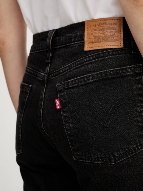 Levi's jeansy WEDGIE damskie kolor czarny 003NE-0000