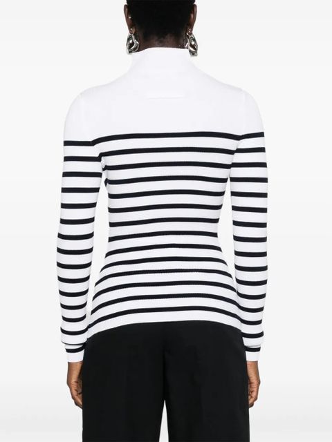 Jean Paul Gaultier Marinière striped jumper - White