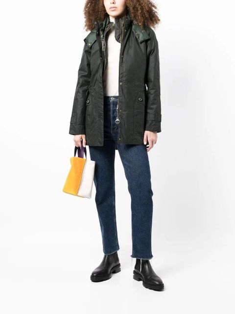 Barbour cotton hooded jacket - Green - zdjęcie produktu nr 2