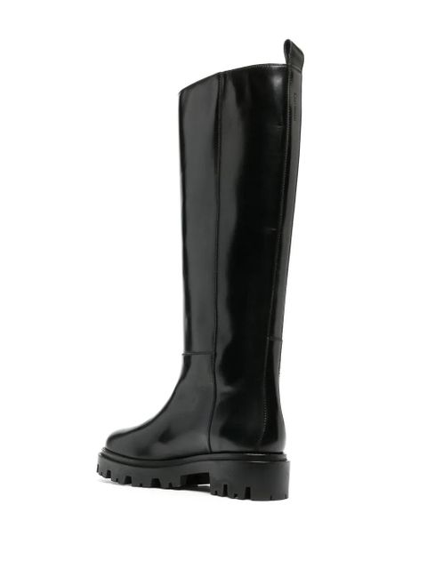 ISABEL MARANT calf-length leather boots - Black