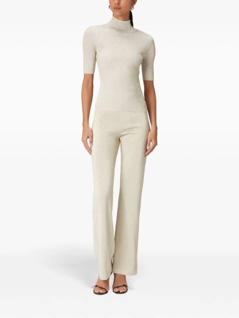 Missoni high-waisted flared trousers - Neutrals