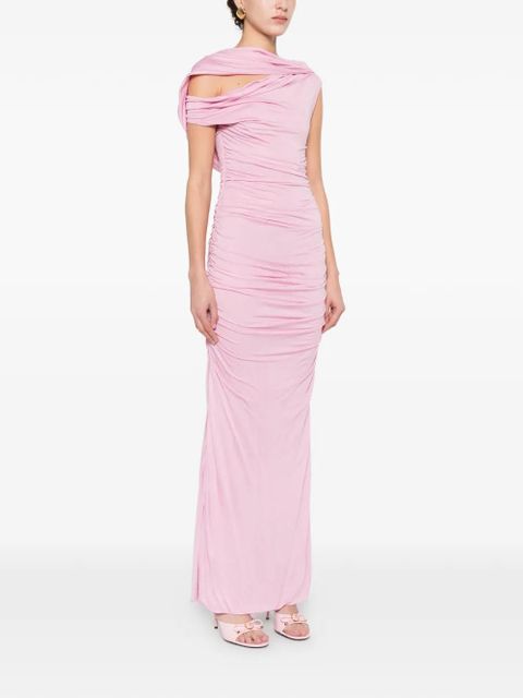 Blumarine pink maxi dress