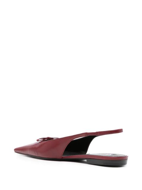 Victoria Beckham slingback pointed-toe pumps - Red