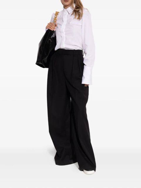 Balmain leather sneakers - Black