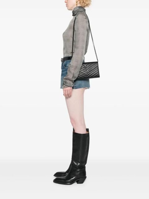 Saint Laurent Classic Cassandre chain wallet - Black - zdjęcie produktu nr 2