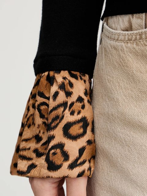 Twinset sweter damski kolor czarny lekki 252TP3154