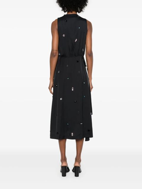 3.1 Phillip Lim rhinestone-embellished asymmetric dress - Blue