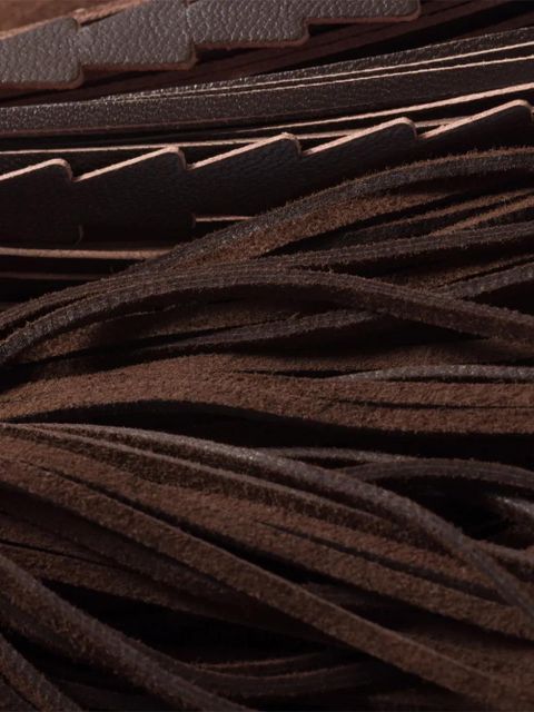 Miu Miu tassel-embellished tote bag - Brown