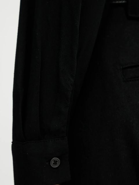 United Colors of Benetton koszula damska kolor czarny regular z kołnierzykiem klasycznym 5WPWDQ0B0