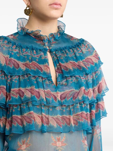 ETRO silk blouse - Blue