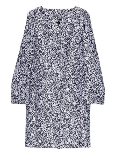 TOTEME collarless floral coat - Black - zdjęcie produktu nr 1