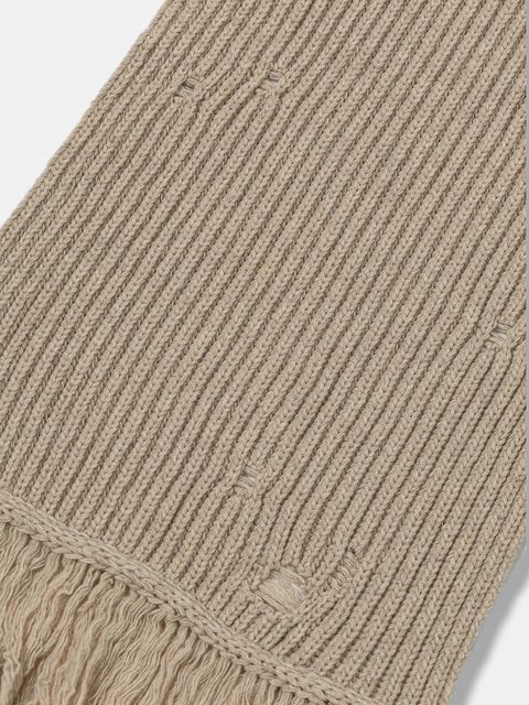 MM6 Maison Margiela szalik wełniany damski kolor beżowy gładki S52TE0056.M13138.806M - zdjęcie produktu nr 2