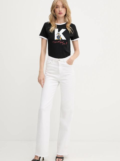 Karl Lagerfeld t-shirt bawełniany KL X DISNEY - zdjęcie produktu nr 1