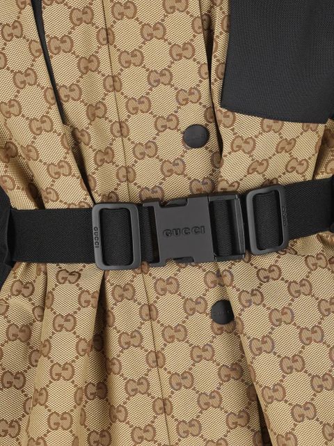 Gucci GG jacquard belted ski jacket - Neutrals