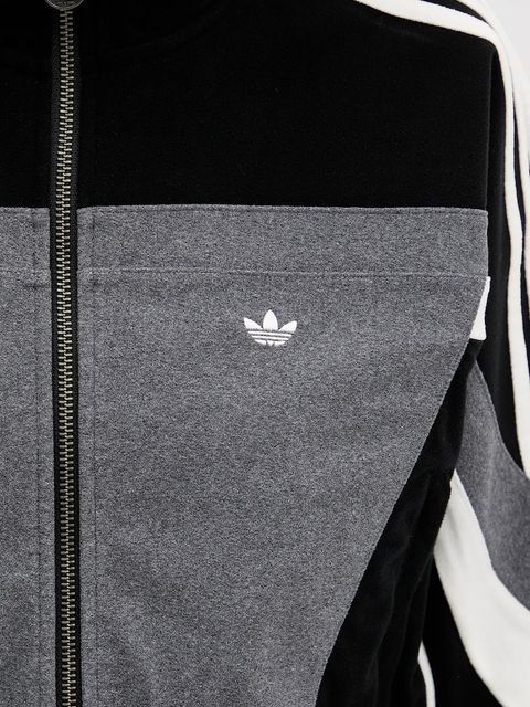 adidas Originals bluza Tracktop damska kolor czarny wzorzysta JW7289