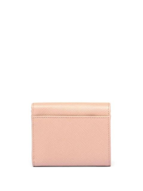 Prada triangle-logo Saffiano leather wallet - Pink - zdjęcie produktu nr 2