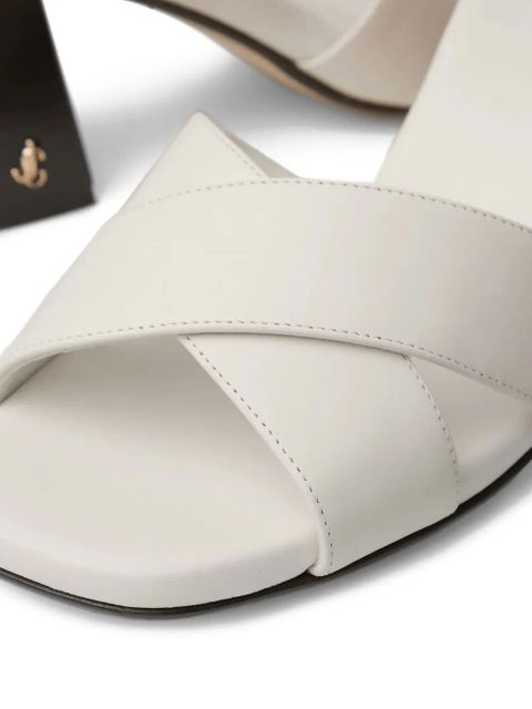 Jimmy Choo 65mm Valla sandals - White