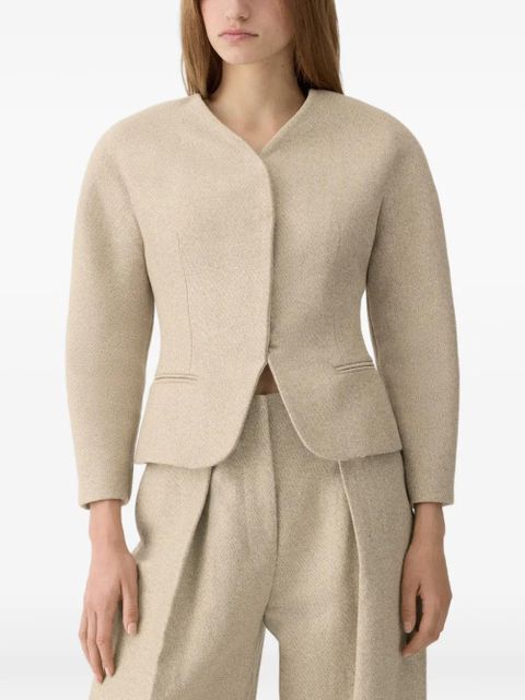 Jacquemus Ovalo jacket - Neutrals
